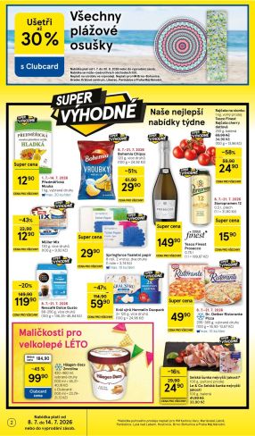 aktuální leták Tesco 8.7.2026-14.7.2026
