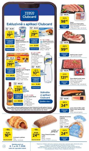 aktuální leták Tesco 8.7.2026-14.7.2026