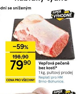 Vepřová pečeně bez kosti