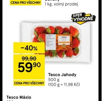 Tesco Jahody