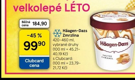 Häagen-Dazs Zmrzlina