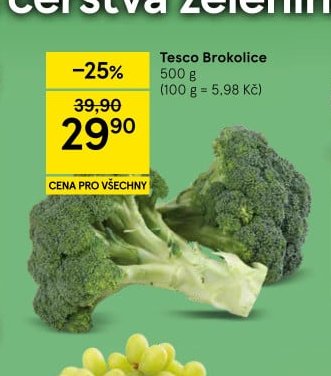 Tesco Brokolice 500 g