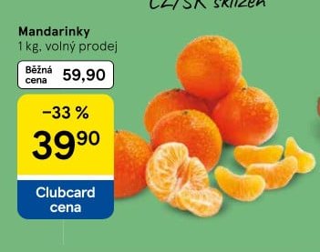 Mandarinky 1 kg