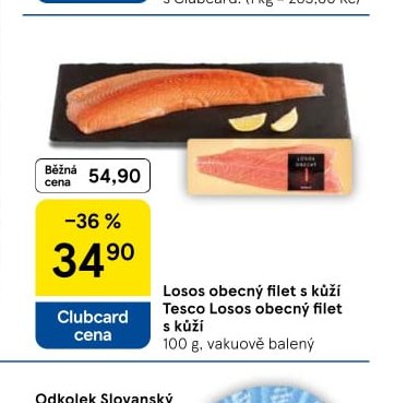 Tesco Losos obecný filet 100 g