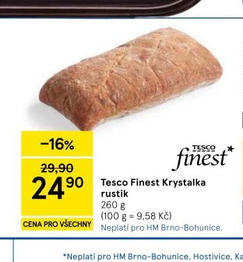 Tesco Finest Krystalka rustik 260 g