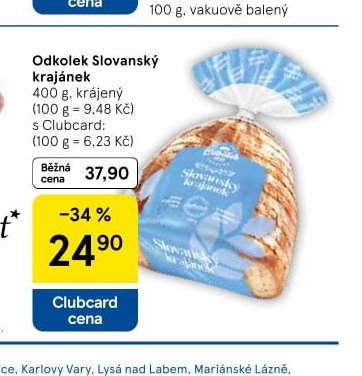 Odkoek Slovanský krajánek 400 g