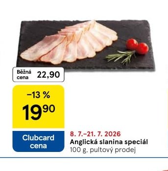 Anglická slanina speciál