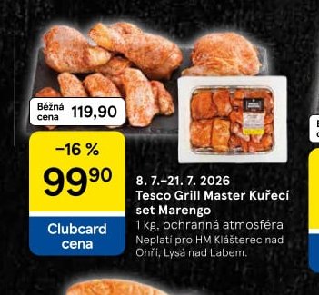 Tesco Grill Master Kuřecí set Marengo