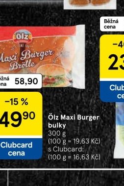 Ölz Maxi Burger bulky