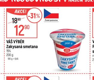 Váš Výběr Zakysaná smetana