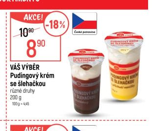 Váš Výběr Pudingový krém se šlehačkou