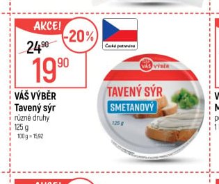 Váš Výběr Tavený sýr