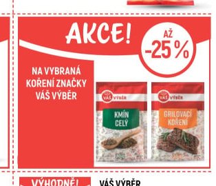 Váš Výběr Koření Kmín celý a Grilovací koření
