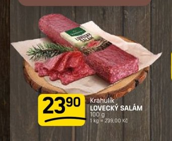 Krahulík lovecký salám