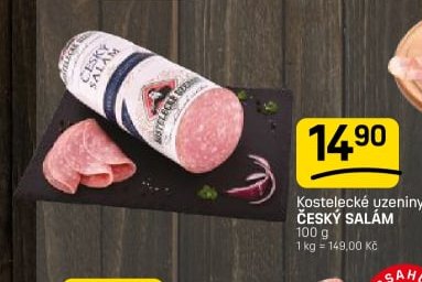 Kostelecké uzeniny český salám