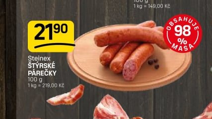 Steinex štýrské párečky