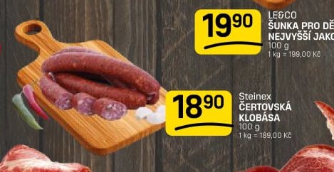 Steinex čertovská klobása