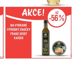 Na vybrané výrobky značky Franz Josef Kaiser