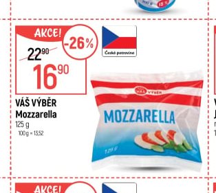 Váš Výběr Mozzarella