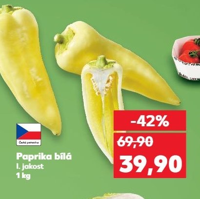 Paprika bílá