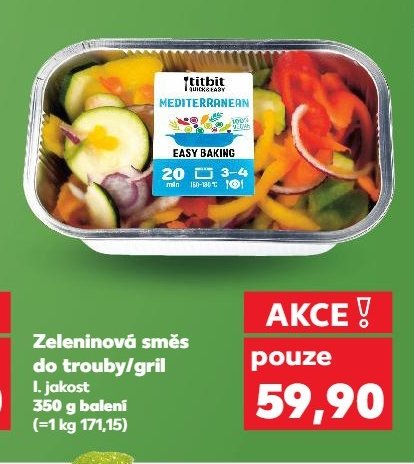 Zeleninová směs do trouby/gril