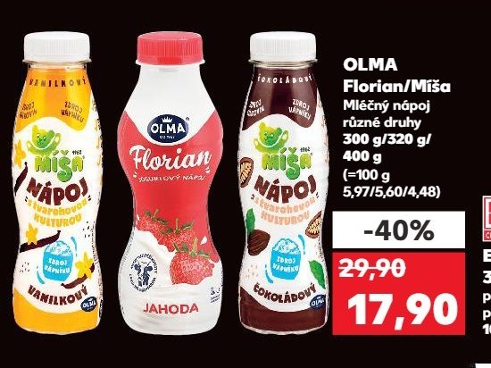 OLMA Florian/Míša mléčný nápoj