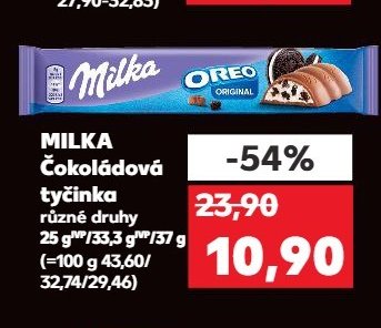 MILKA Čokoládová tyčinka