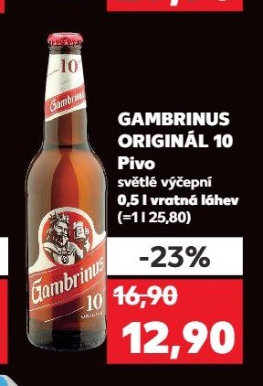 GAMBRINUS ORIGINÁL 10 Pivo