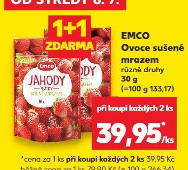 EMCO Ovoce sušené mrazem