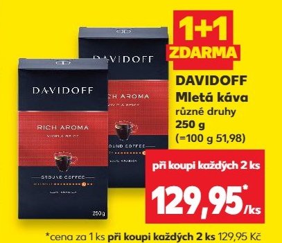 DAVIDOFF Mletá káva