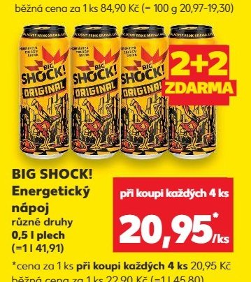 BIG SHOCK! Energetický nápoj