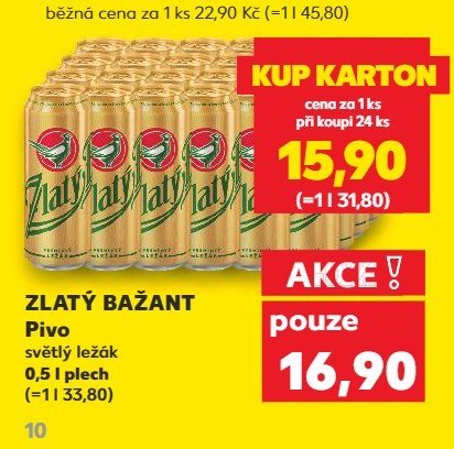 ZLATÝ BAŽANT Pivo