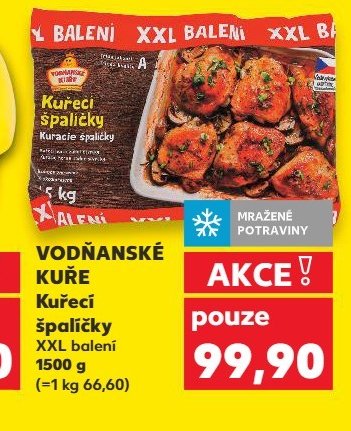 VODŇANSKÉ KUŘE Kuřecí špalíčky XXL balení 1500 g