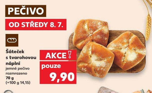 Šáteček s tvarohovou náplní