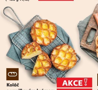 Koláč s vanilkovým krémem