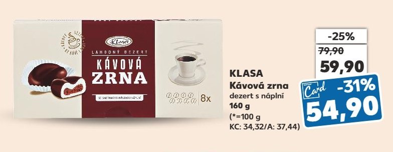KLASA Kávová zrna