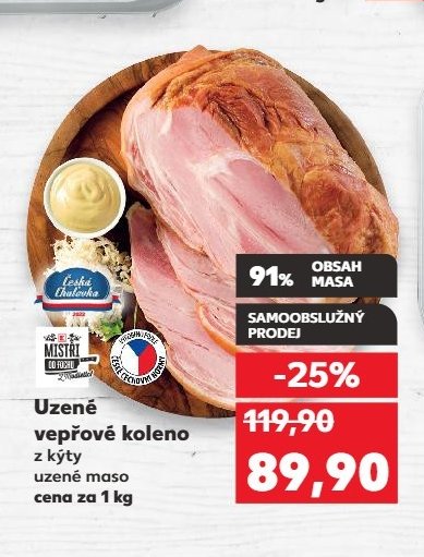 Uzené vepřové koleno z kýty