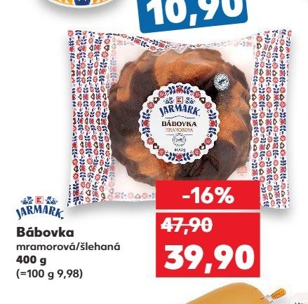 Bábovka mramorová/šlehaná Jarmark