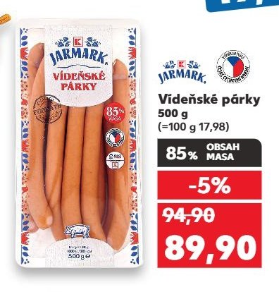 Vídeňské párky Jarmark