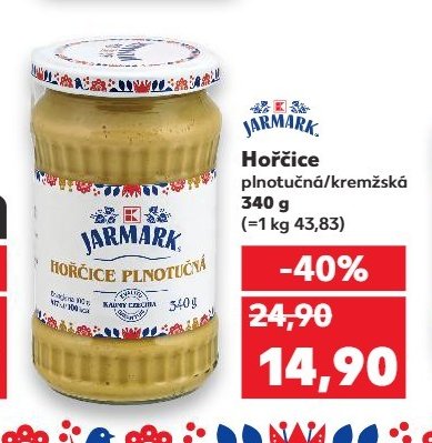 Hořčice plnotučná/kremžská Jarmark