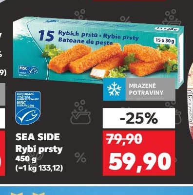 SEA SIDE Rybí prsty 450 g