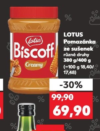 LOTUS Pomazánka ze sušenek různé druhy 380 g/400 g
