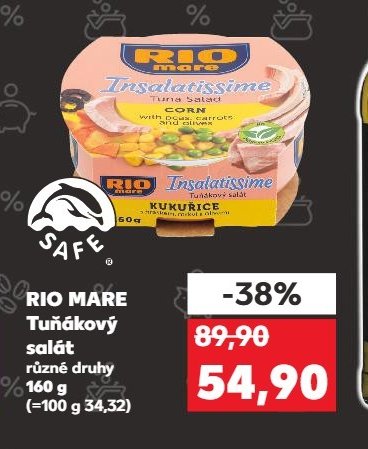 RIO MARE Tuňákový salát různé druhy 160 g