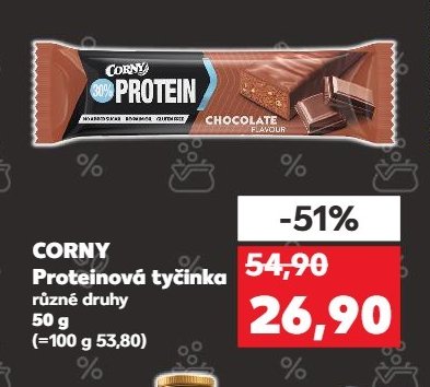 CORNY Proteinová tyčinka různé druhy 50 g