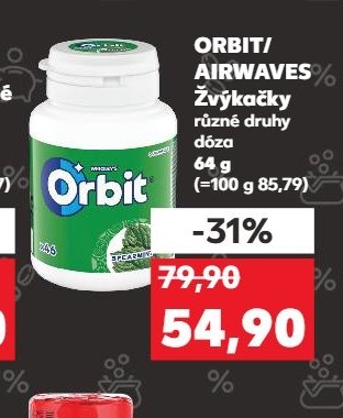 ORBIT/AIRWAVES Žvýkačky dóza