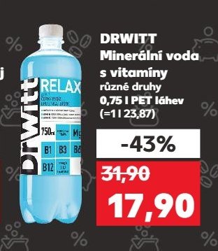 DRWITT Minerální voda s vitamíny