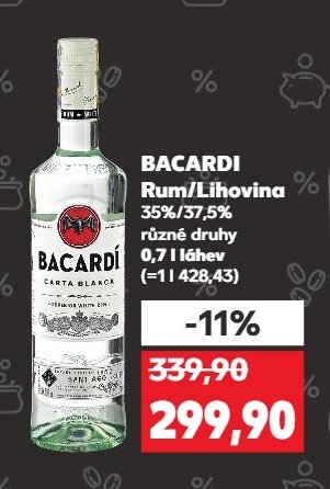 BACARDI Rum/Lihovina