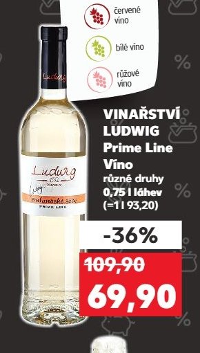 VINAŘSTVÍ LUDWIG Prime Line Víno