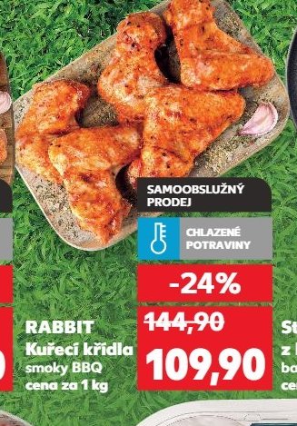 Rabbit Kuřecí křídla smoky BBQ