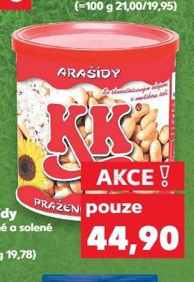 KK Arašídy pražené a solené